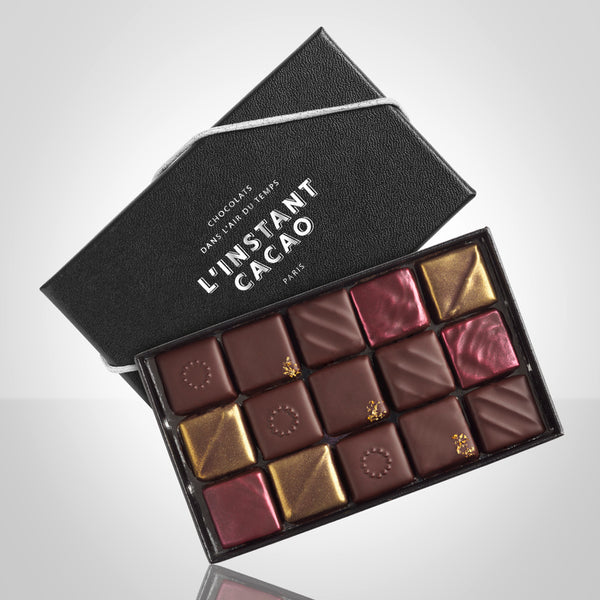 Coffret de 15 ganaches de L'Instant Cacao