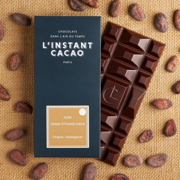 Tablette de chocolat à 100% Ferme d'Ottange - Madagascar
