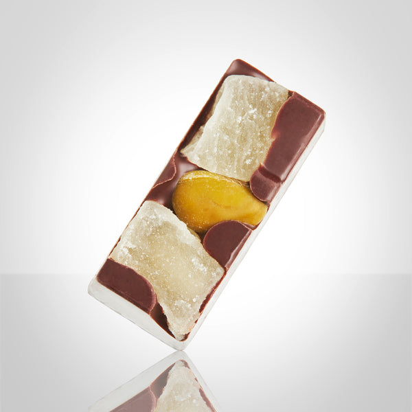 Bonbon mendiant ananas-pistache-ananas de l'Instant Cacao