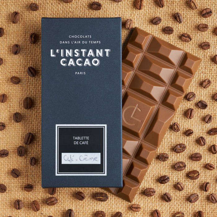 Tablette de café crème