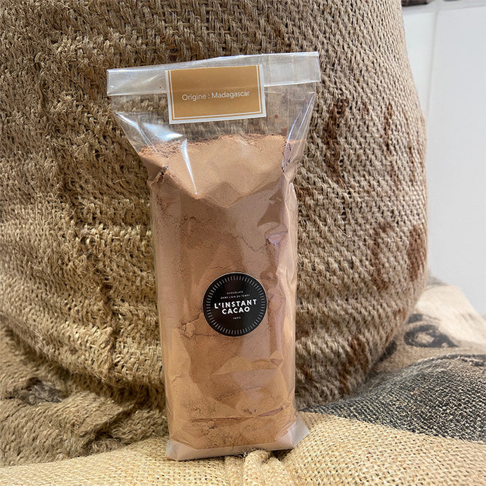 Sachet de 200g de poudre de cacao de Madagascar