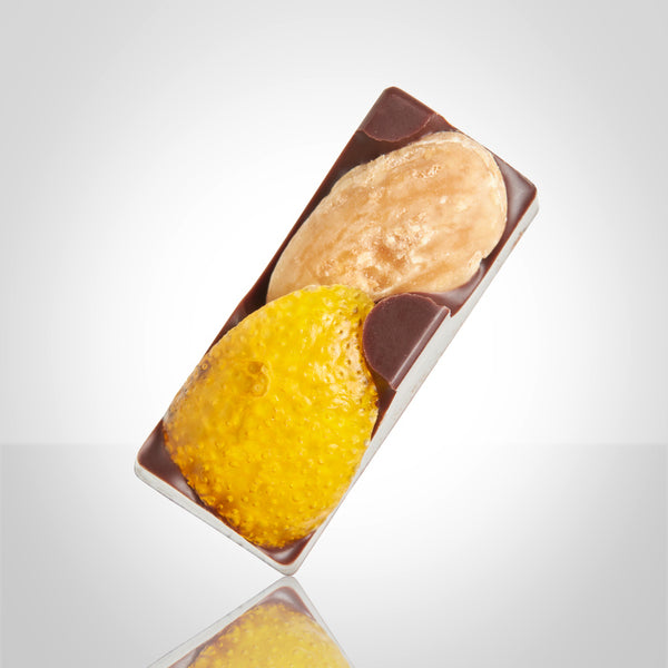 Bonbon mendiant amande-kumquat de l'Instant Cacao