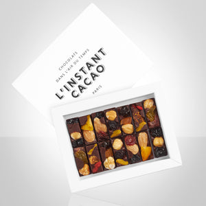 Coffret de 14 bonbons mendiants maison de L'Instant Cacao